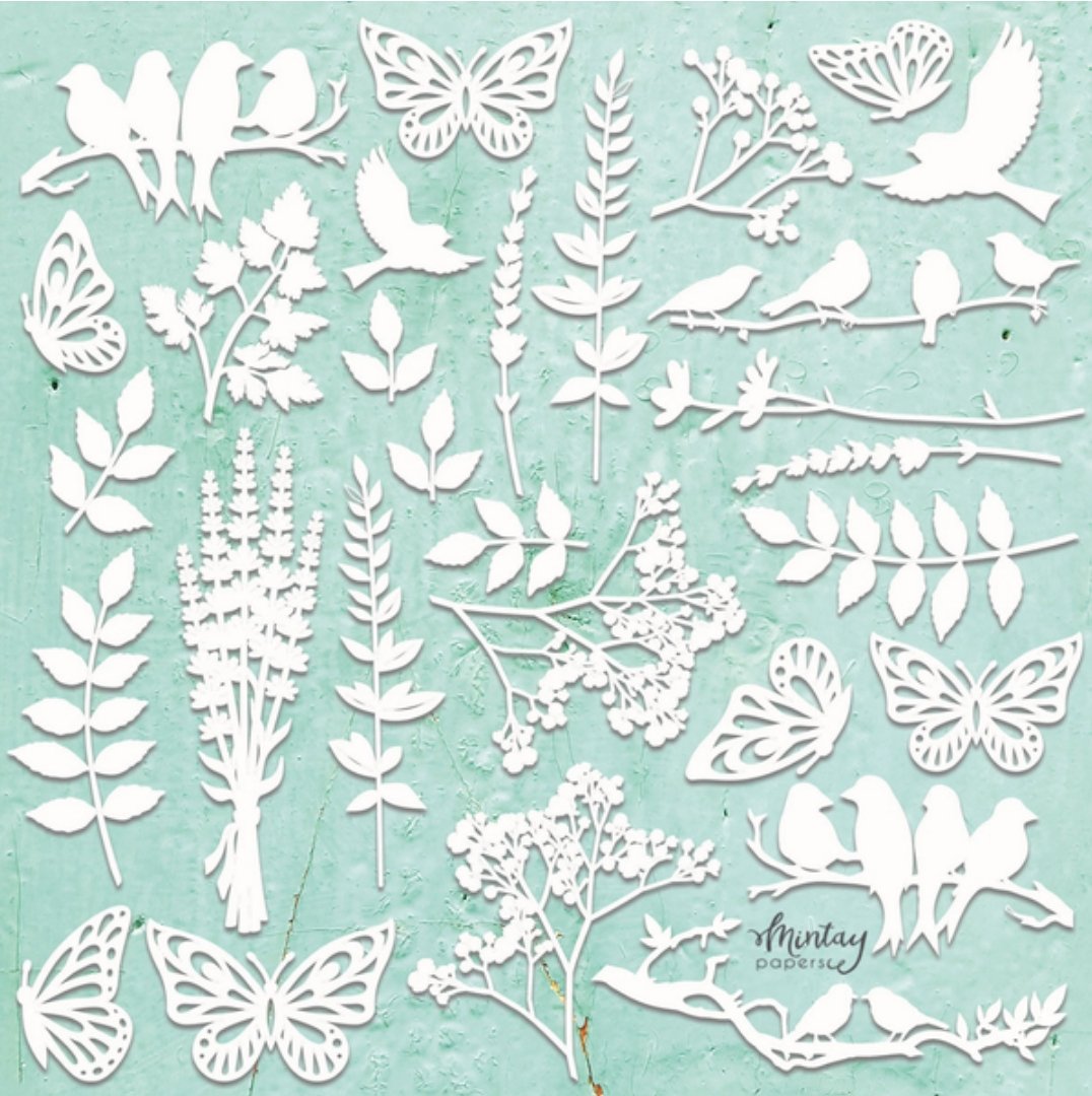 Mintay Chippies - Decor - Nature Set - (MT-CHIP2-D30) Mintay Papers