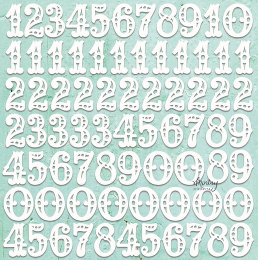 Mintay Chippies - Decor - Numbers Set - (MT-CHIP2-D21) Mintay Papers