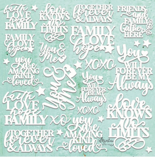 Mintay Chippies - Decor - Quotes Set - (MT-CHIP2-D28) Mintay Papers