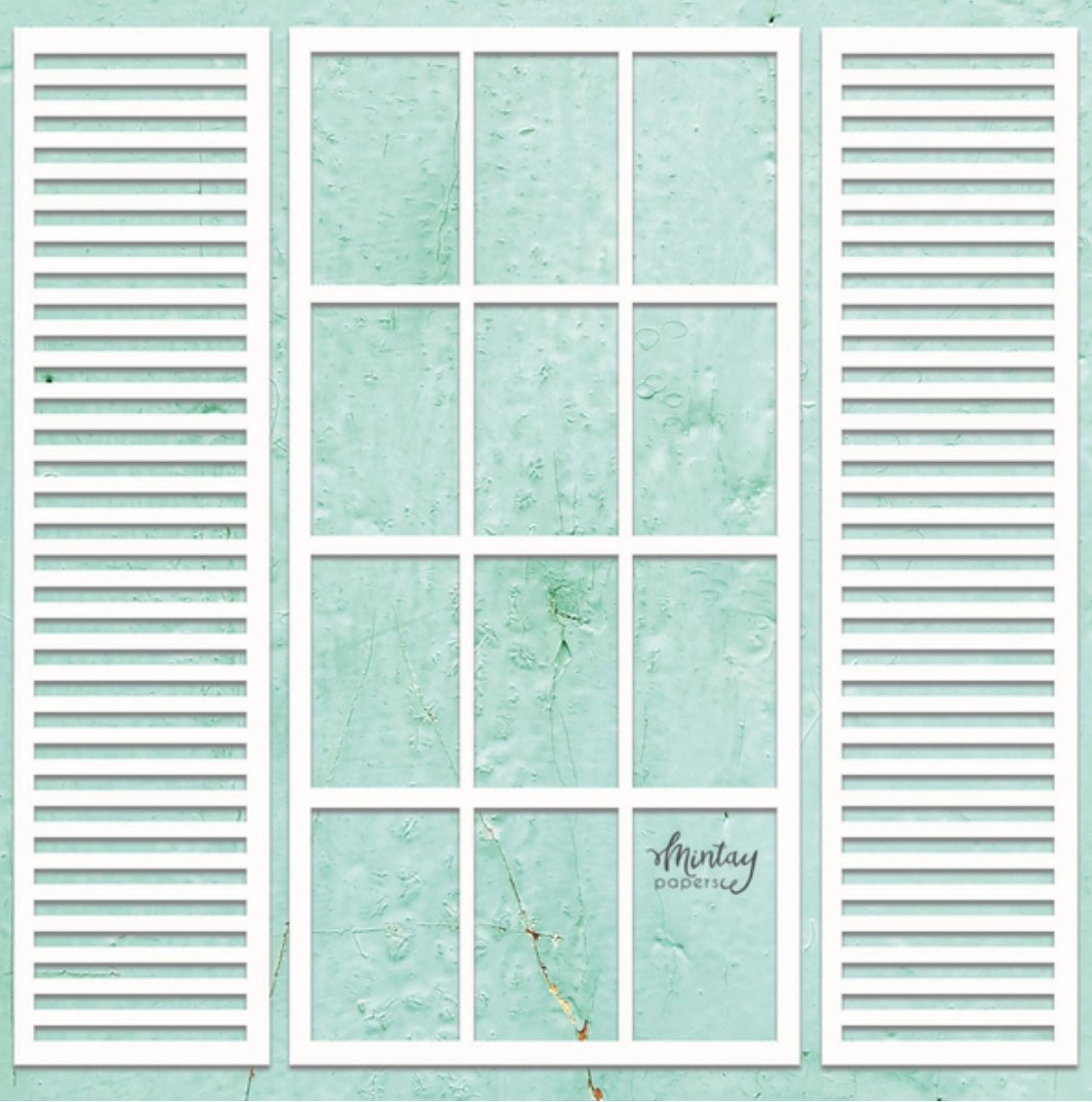 Mintay Chippies - Decor - Window - (MT-CHIP1-D8) Mintay Papers