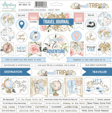 Mintay Papers - 12x12 Cardboard Stickers - Next Trip - Messy Papercrafts
