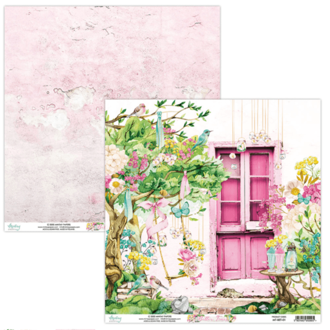 Mintay Papers - Better Times - 6x6 Inch Paper - Messy Papercrafts