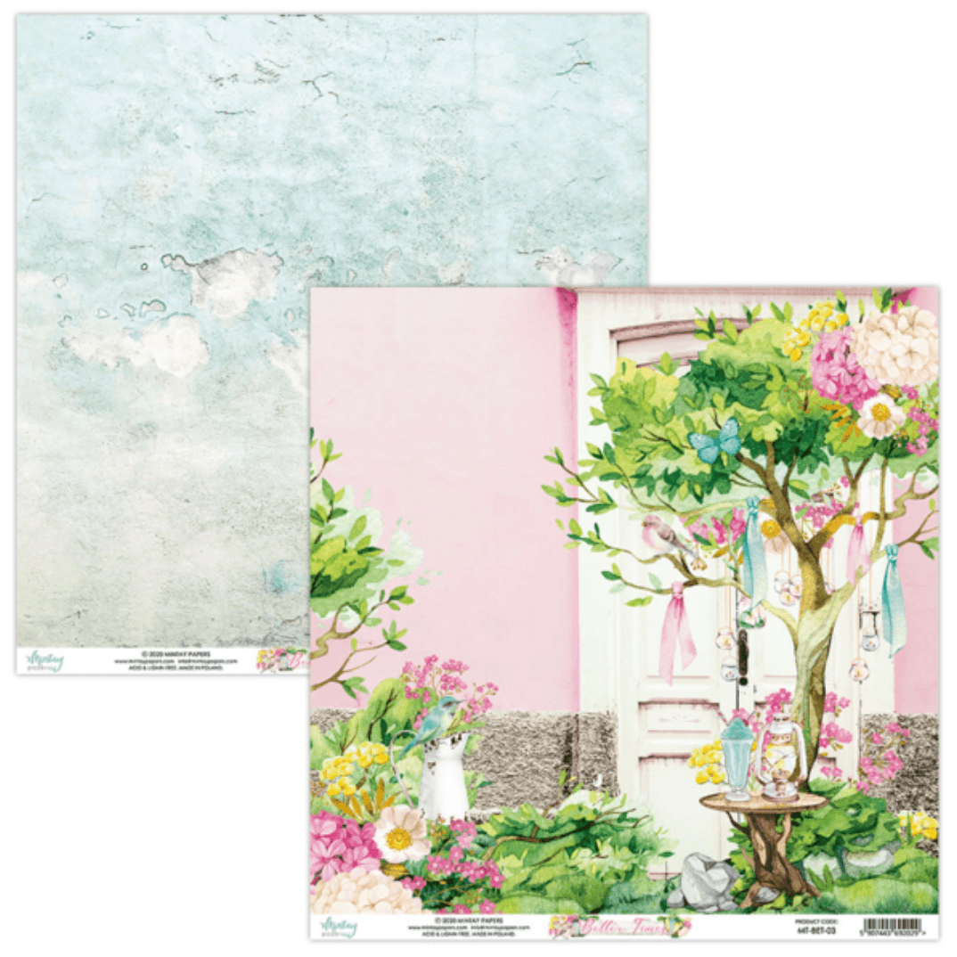 Mintay Papers - Better Times - 6x6 Inch Paper - Messy Papercrafts