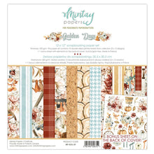 Mintay Papers - Golden Days - 12 x 12 Paper Set - Messy Papercrafts