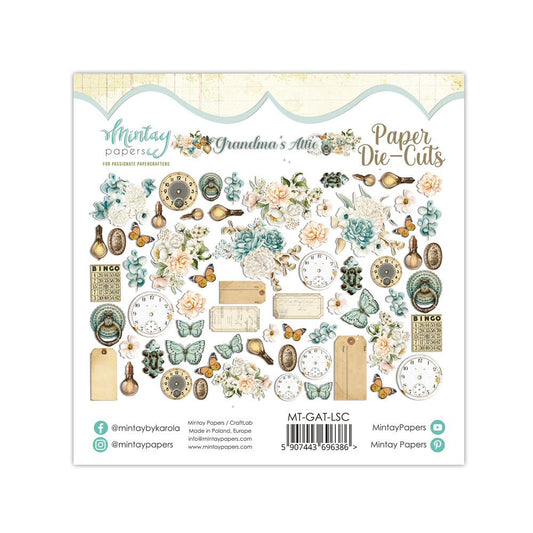 Mintay Papers - Grandma's Attic - Paper Die Cuts - Messy Papercrafts
