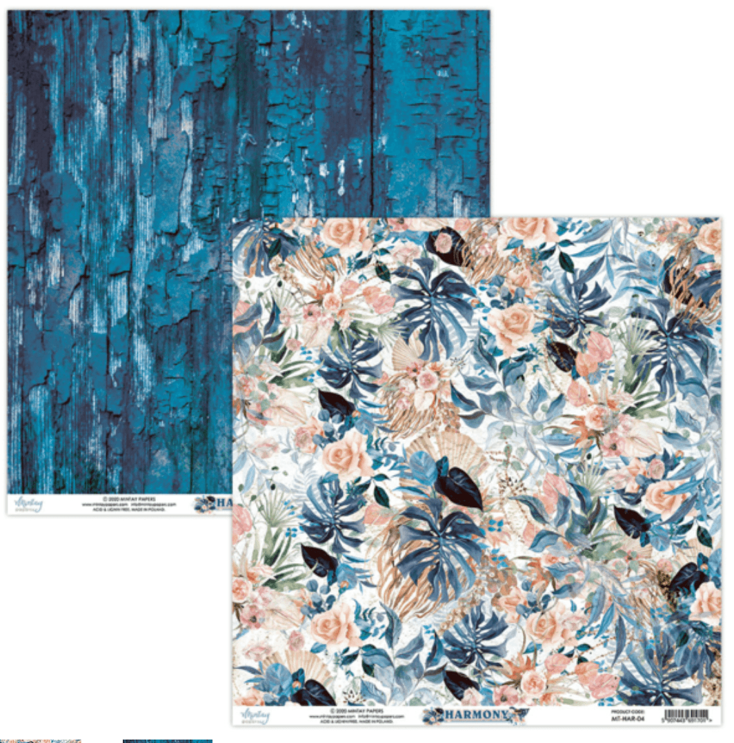 Mintay Papers - Harmony - 12x12 Scrapbook Papers - Messy Papercrafts