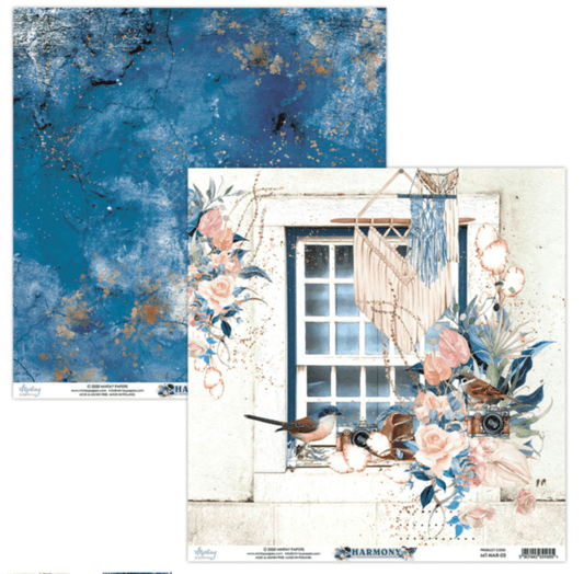 Mintay Papers - Harmony - 6x6 Inch Paper - Messy Papercrafts