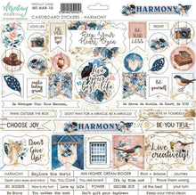 Mintay Papers - Harmony - Cardboard Stickers - 12x12 Inch Mintay