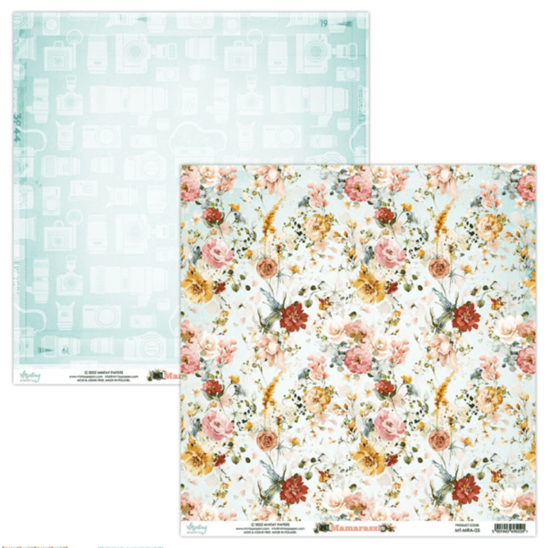 Mintay Papers - Mamarazzi - 12x12 Scrapbook Papers - Messy Papercrafts