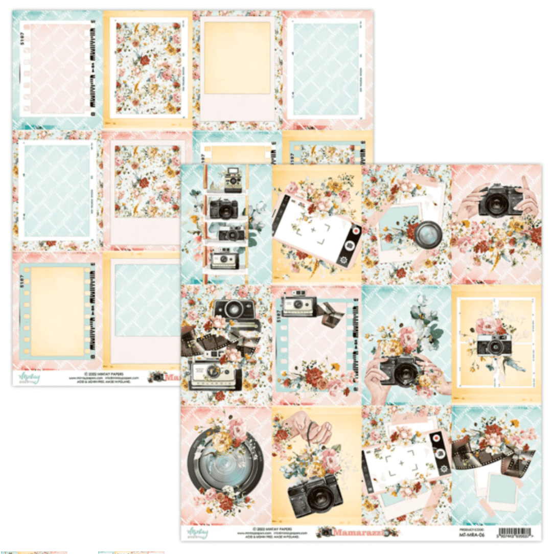 Mintay Papers - Mamarazzi - 6x6 Inch Paper - Messy Papercrafts
