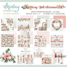 Mintay Papers - Merry Little Christmas - 6 x 6 Paper Set - Messy Papercrafts