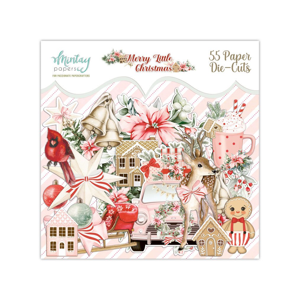 Mintay Papers - Merry Little Christmas - Paper Die Cuts - Messy Papercrafts