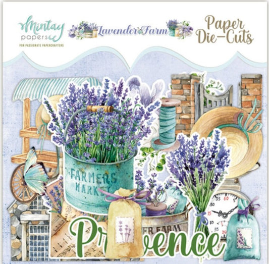 Mintay Papers - Paper Die-Cuts - Lavender Farm, 53 pcs - (MT-LAV-LSC) Mintay Papers