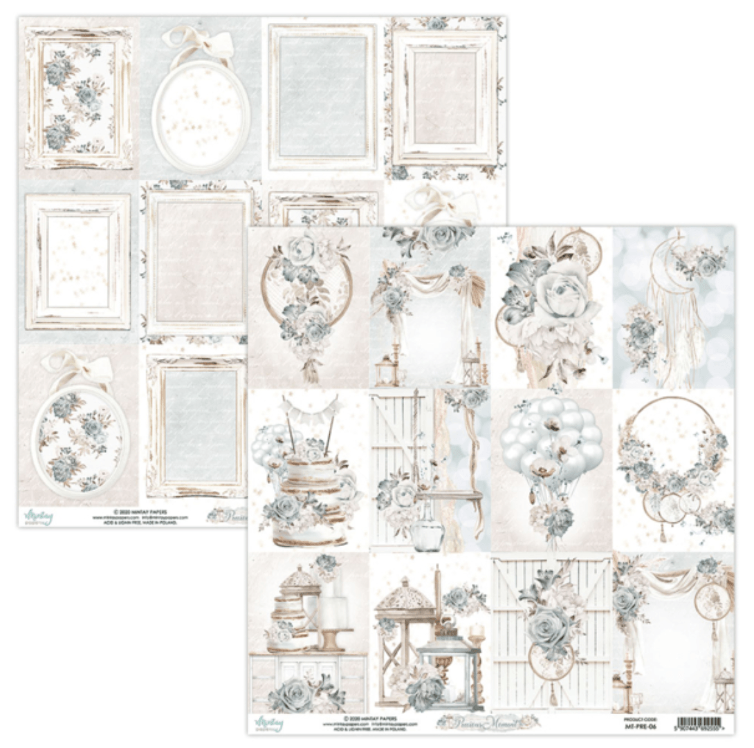 Mintay Papers - Precious Moments - 12x12 Scrapbook Papers - Messy Papercrafts