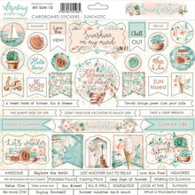 Mintay Papers - Suntastic - Cardboard Stickers - 12x12 Inch Mintay