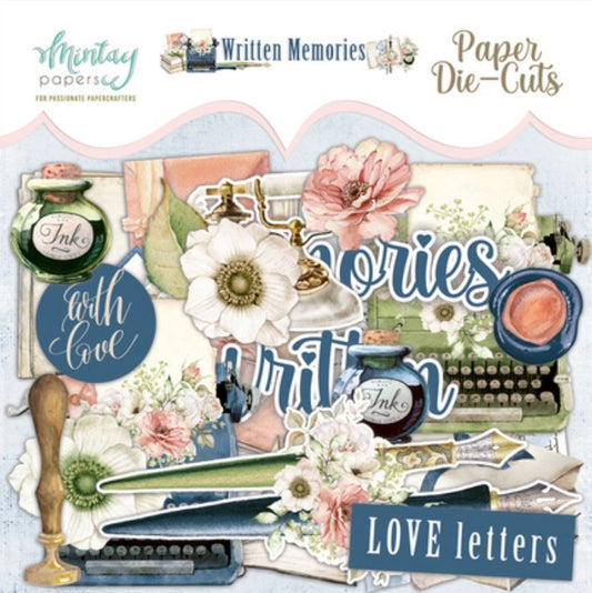 Mintay Papers - Written Memories - Paper Die Cuts, 51 pcs Mintay