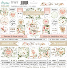 Mintay Papers - Yes, I Do - Cardboard Stickers - 12x12 Inch Mintay