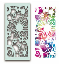 Polkadoodles - Flower Collage Stencil Polkadoodles