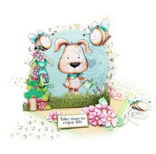 Polkadoodles - Fuzzypuffs Scruff Watering Can - Clear Stamp Set - 3x5 Inch Polkadoodles