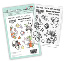 Polkadoodles - Hoppy Birthday Clear Craft Stamps - 4x6 Inch Polkadoodles