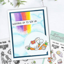 Polkadoodles - Hoppy Birthday Clear Craft Stamps - 4x6 Inch Polkadoodles