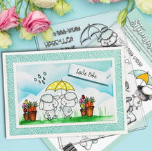 Polkadoodles - Hoppy Birthday Clear Craft Stamps - 4x6 Inch Polkadoodles