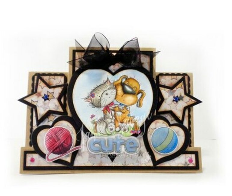 Polkadoodles - Horace & Boo Great Friends - Clear Stamp Set - 3x2 Inch Polkadoodles