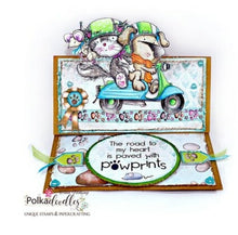 Polkadoodles - Horace & Boo Scooting Along - Clear Stamp Set - 3x2 Inch Polkadoodles