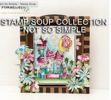 Polkadoodles - Not So Simple - Stamp Soup - Stamp Set - 4x6 Inch Polkadoodles