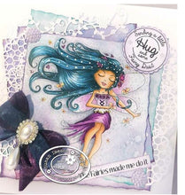 Polkadoodles - Serenity Butterfly Breeze Stamp - 3x2 Inch Polkadoodles