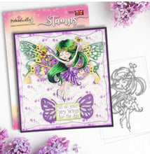 Polkadoodles - Serenity Butterfly Dreams Stamp - 3x2 Inch Polkadoodles