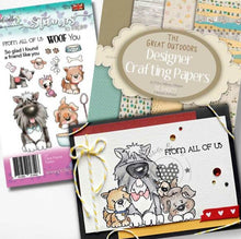 Polkadoodles - Woof You Dogs Clear Stamp set Polkadoodles