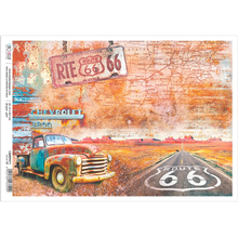 Ciao Bella - Rice Paper - A4 - Single Sheet -  Route 66 Ciao Bella