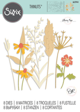 Sizzix - Thinlits Dies - Delicate Autumn Stems - Messy Papercrafts
