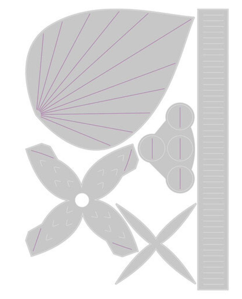 Sizzix - Thinlits Dies - Ornamental Stems - Messy Papercrafts