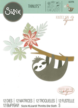 Sizzix - Thinlits Dies - Sloth - Messy Papercrafts