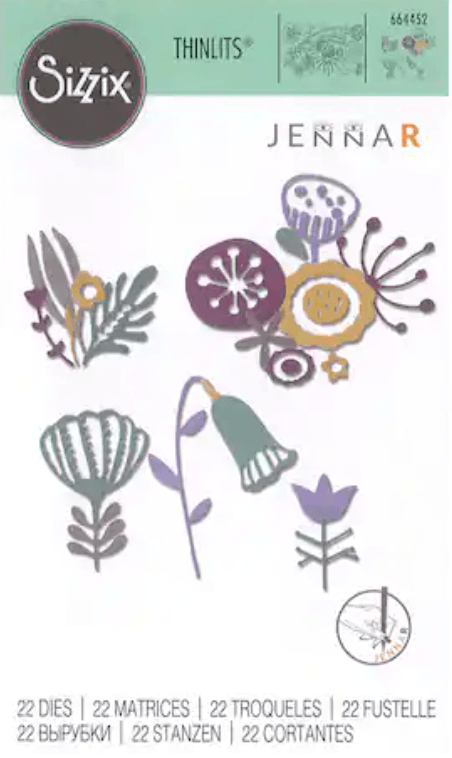 Sizzix - Thinlits - Folk Florals - Messy Papercrafts