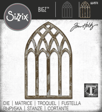 Sizzix - Tim Holtz - Bigz Die - Cathedral Window - Messy Papercrafts