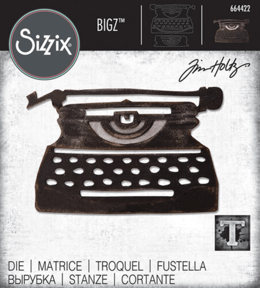Sizzix - Tim Holtz - Bigz Die - Retro Type - Messy Papercrafts