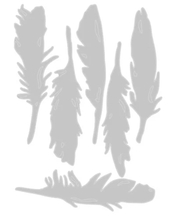 Sizzix - Tim Holtz - Halloween - Thinlits Dies - Feathery - Messy Papercrafts