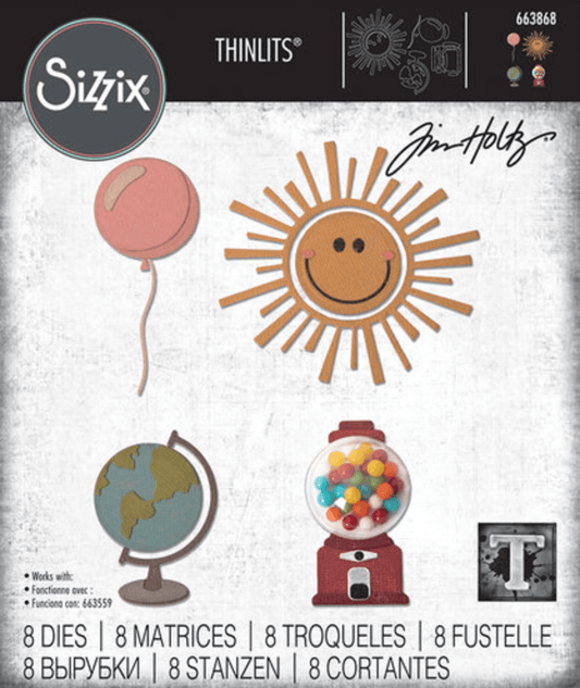 Sizzix - Tim Holtz - Thinlits Dies - Circle Play - Messy Papercrafts