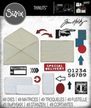 Sizzix - Tim Holtz - Thinlits Dies - Postale - Messy Papercrafts