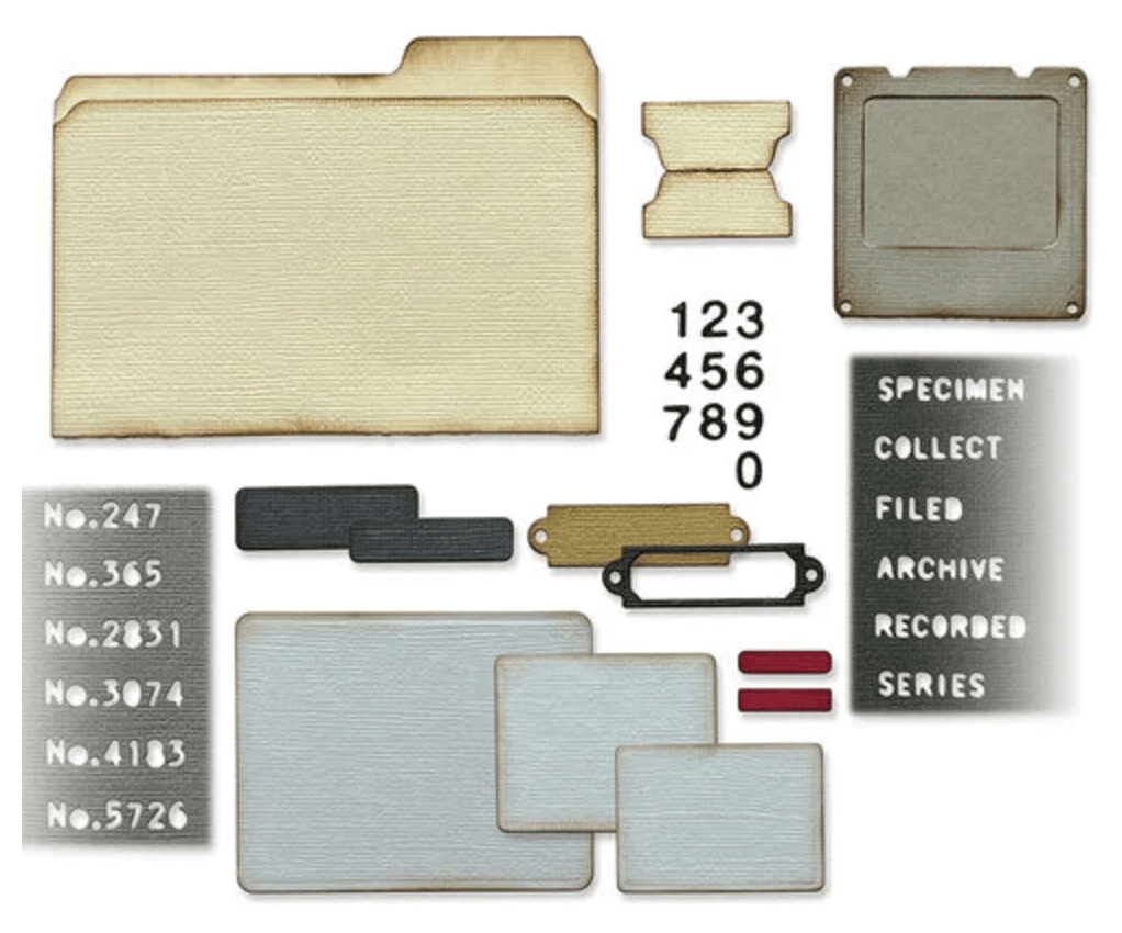 Sizzix - Tim Holtz - Thinlits Dies - Specimen - Messy Papercrafts