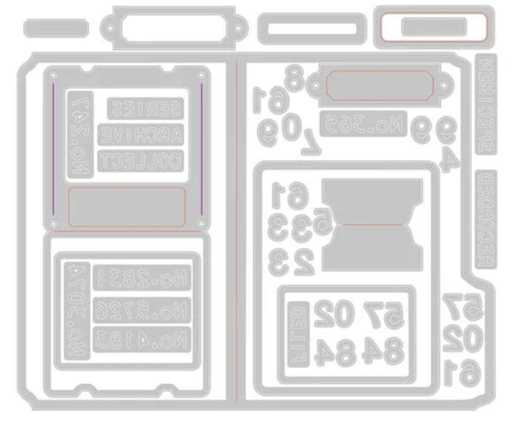 Sizzix - Tim Holtz - Thinlits Dies - Specimen - Messy Papercrafts