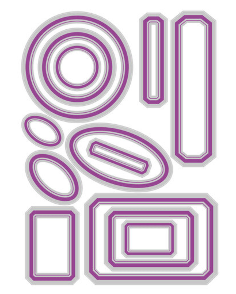 Sizzix - Tim Holtz - Thinlits Dies - Vintage Labels - Messy Papercrafts