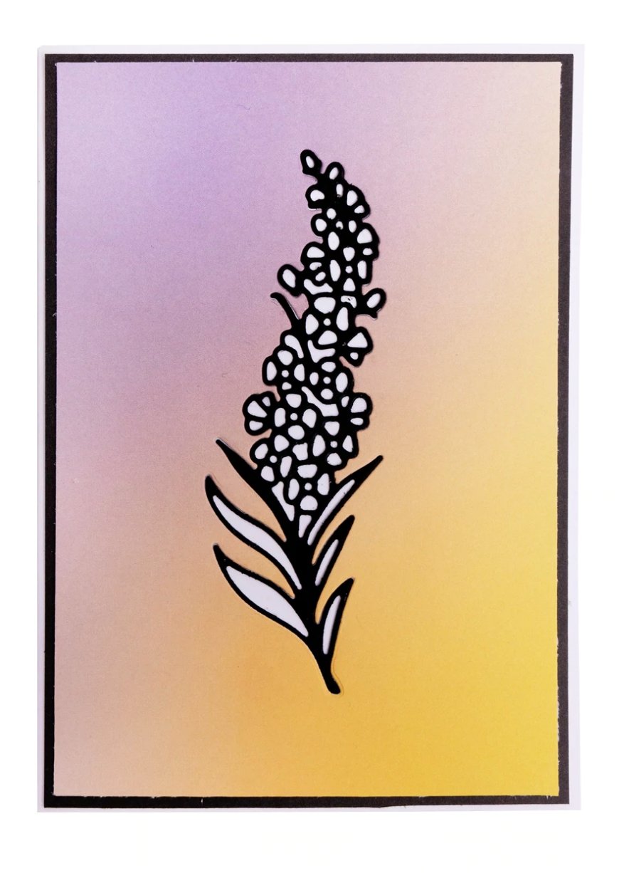 SL Cutting Die Long Flowers Essentials 105x148x1mm 1 pc Nr.107 Studio Light