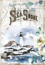 Stamperia - A4 Rice Paper - Romantic Sea Dream Sea Shore Stamperia