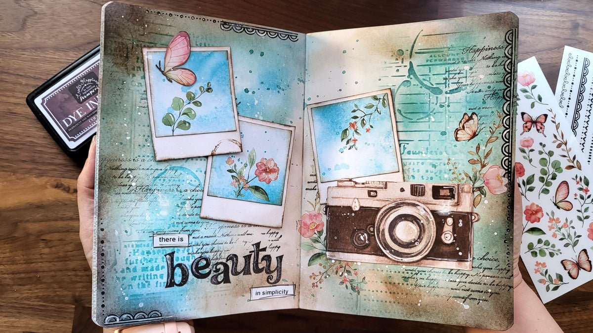 Vintage Journaling Acrylic Stamp A