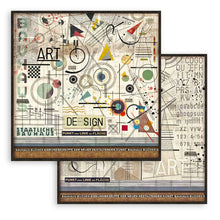 Stamperia - Bauhaus - Scrapbooking Pad - 6x6 Inch - Messy Papercrafts