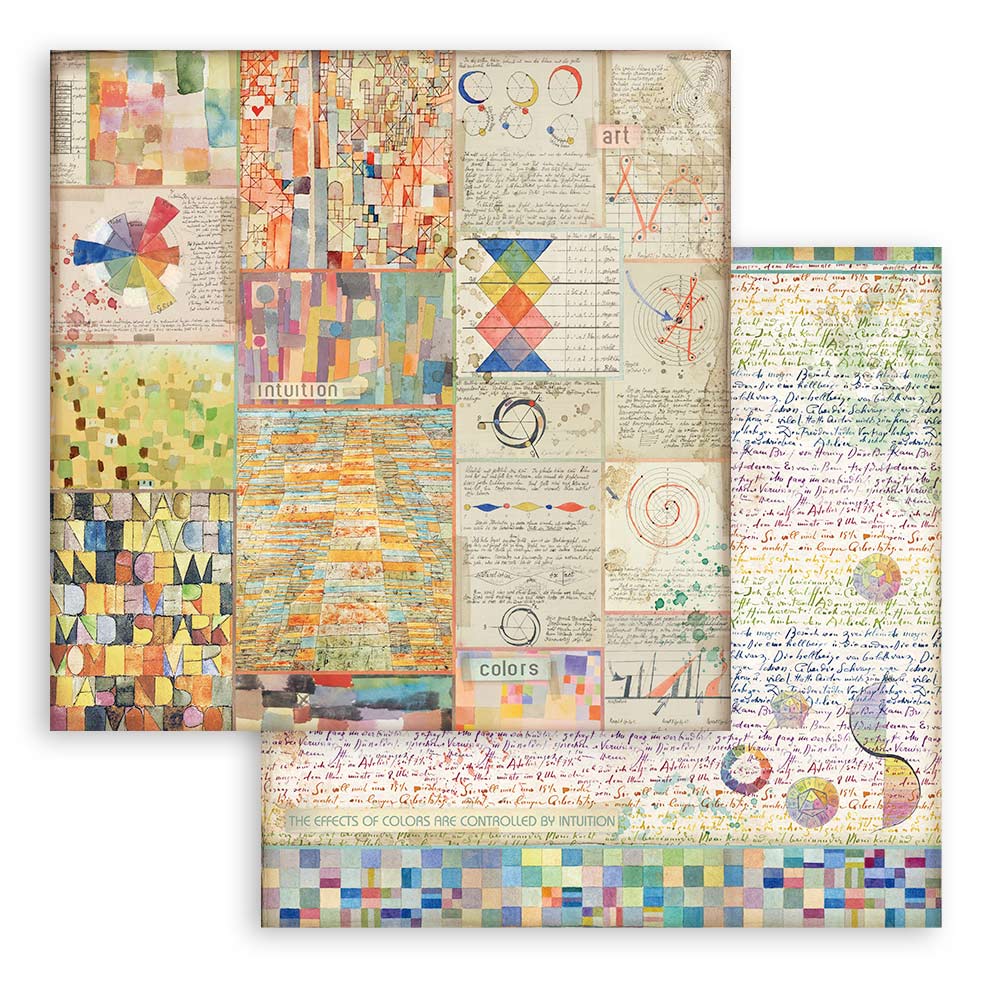 Stamperia - Bauhaus - Scrapbooking Pad - 6x6 Inch - Messy Papercrafts